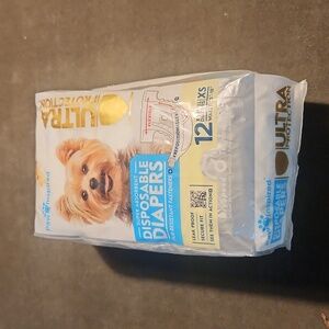 12 PAW INSPIRED super absorbent ultra protection disposable diapers for dogs XS